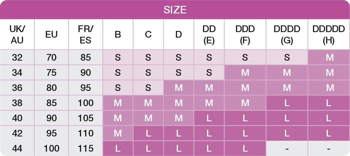 How to Choose the Size of Comfy Bra & Easy Expression Bustier